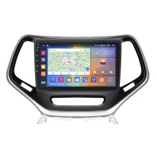 Штатна магнітола Lesko для Jeep Cherokee V (KL) 2013-2018 екран 10" 4/64Gb CarPlay 4G Wi-Fi GPS Prime