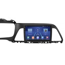 Штатна магнітола Lesko для Hyundai Sonata VII (LF) 2014-2017 екран 9" 6/128Gb 4G Wi-Fi GPS Top