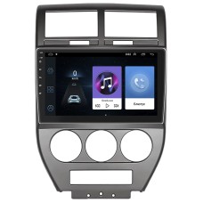 Штатна магнітола Lesko для Jeep Compass I 2006-2010 екран 10" 1/16Gb Wi-Fi GPS Base