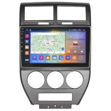 Штатна магнітола Lesko для Jeep Compass I 2006-2010 екран 10" 4/64Gb CarPlay 4G Wi-Fi GPS Prime