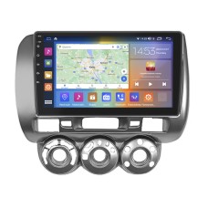 Штатна магнітола Lesko для Honda Jazz I Manual AC 2001-2005 екран 9" 2/32Gb CarPlay 4G Wi-Fi GPS Prime