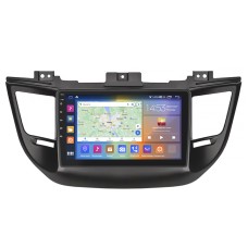 Штатна магнітола Lesko для Hyundai Tucson III 2015-2018 екран 9" 4/64Gb CarPlay 4G Wi-Fi GPS Prime
