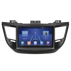 Штатна магнітола Lesko для Hyundai Tucson III 2015-2018 екран 9" 4/32Gb 4G Wi-Fi GPS Top