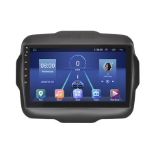 Штатна магнітола Lesko для Jeep Renegade I 2014-2019 екран 9" 2/32Gb 4G Wi-Fi GPS Top