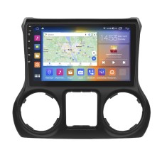 Штатна магнітола Lesko для Jeep Wrangler III (JK) 2007-2018 екран 10" 2/32Gb CarPlay 4G Wi-Fi GPS Prime