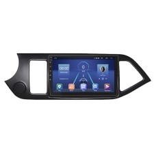 Штатна магнітола Lesko для Kia Picanto II Рестайлінг 2015-2017 екран 9" 2/32Gb 4G Wi-Fi GPS Top