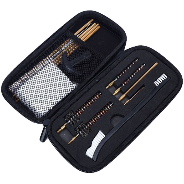 Набор для чистки оружия GK38 14 предметов в плотном кейсе