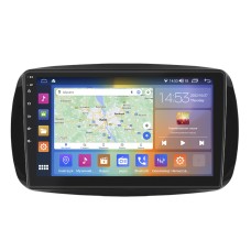 Штатна магнітола Lesko для Smart Fortwo III 2014-н.в. екран 9" 2/32Gb CarPlay 4G Wi-Fi GPS Prime