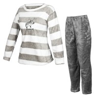 Жіноча махрова тепла піжама Zebra Gray L