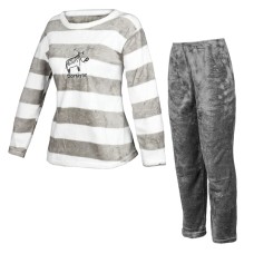 Жіноча махрова тепла піжама Zebra Gray XL