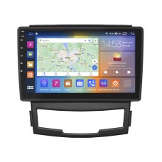 Штатна магнітола Lesko для SsangYong Korando III 2010-2013 екран 9" 2/32Gb CarPlay 4G Wi-Fi GPS Prime