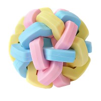 Іграшка М'яч із дзвіночком для котів собак 04A1101 Multi Color D:8,5 см