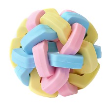 Іграшка М'яч із дзвіночком для котів собак 04A1101 Multi Color D:8,5 см