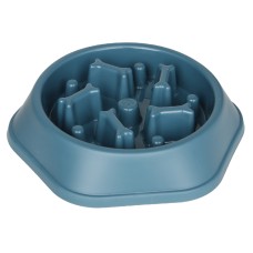 Миска для котів собак Taotaopets 119905 для повільної їжі Blue