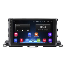 Штатная магнитола Lesko для Toyota Highlander III (U50) 2013-2016 экран 10" 2/32Gb Wi-Fi GPS Base