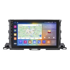 Штатная магнитола Lesko для Toyota Highlander III (U50) 2013-2016 экран 10" 2/32Gb CarPlay 4G Wi-Fi GPS Prime