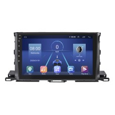 Штатная магнитола Lesko для Toyota Highlander III (U50) 2013-2016 экран 10" 4/64Gb 4G Wi-Fi GPS Top