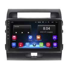 Штатная магнитола Lesko для Toyota Land Cruiser 200 Series Рестайлинг 1 2012-2015 экран 10" 2/32Gb Wi-Fi GPS Base