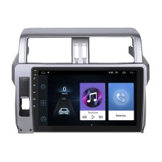 Штатная магнитола Lesko для Toyota Land Cruiser Prado 150 Series Рестайлинг 1 2013-2017 экран 10" 1/16Gb Wi-Fi GPS Base
