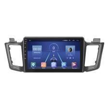 Штатная магнитола Lesko для Toyota RAV4 IV (CA40) Рестайлинг 2015-2019 экран 10" 4/64Gb 4G Wi-Fi GPS Top