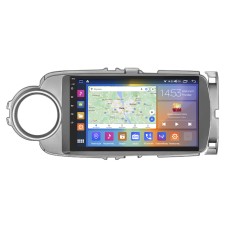Штатная магнитола Lesko для Toyota Yaris III 2010-2014 экран 9" 2/32Gb CarPlay 4G Wi-Fi GPS Prime
