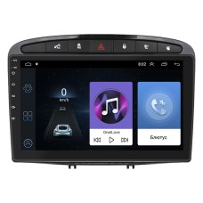 Штатна магнітола Lesko для Peugeot 308 I 2007-2011 екран 9" 1/16Gb Wi-Fi GPS Base