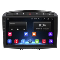 Штатна магнітола Lesko для Peugeot 308 I 2007-2011 екран 9" 2/32Gb Wi-Fi GPS Base