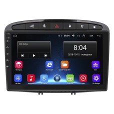 Штатна магнітола Lesko для Peugeot 408 I 2012-2017 екран 9" 2/32Gb Wi-Fi GPS Base