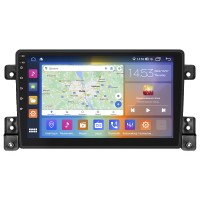 Штатна магнітола Lesko для Suzuki Grand Vitara III Рестайлінг 2 2012-2015 екран 9" 4/64Gb CarPlay 4G Wi-Fi GPS Prime
