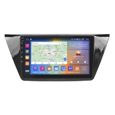 Штатная магнитола Lesko для Volkswagen Touran III 2015-н.в. экран 10" 4/64Gb CarPlay 4G Wi-Fi GPS Prime