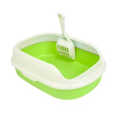 Туалет для кішок з лопаткою Taotaopets 226611 40*29*13,5 см Green