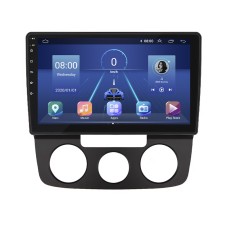 Штатная магнитола Lesko для Volkswagen Jetta V Auto AC 2005-2011 экран 10" 4/64Gb 4G Wi-Fi GPS Top