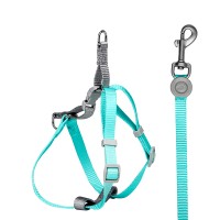 Шлей для собак або кішок з повідцем Taotaopets 171120 Green S (1.0 cm)