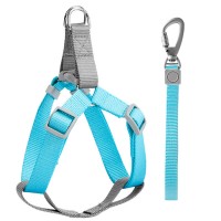 Шлей для собак або кішок з повідцем Taotaopets 171120 Blue L (2.0 cm)