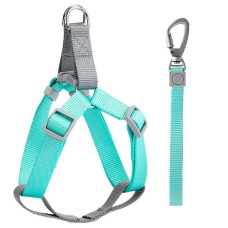 Шлей для собак або кішок з повідцем Taotaopets 171120 Green L (2.0 cm)