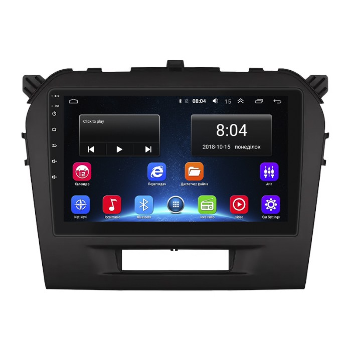 Штатная магнитола Lesko для Suzuki Vitara II Рестайлинг 2018-н.в. экран 9