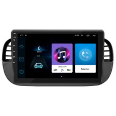 Штатна магнітола Lesko для Fiat 500 II 2007-2015 екран 9" 1/16Gb Wi-Fi GPS Base
