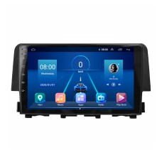 Штатна магнітола Lesko для Honda Civic X 2015-2021 екран 9" 4/32Gb 4G Wi-Fi GPS Top