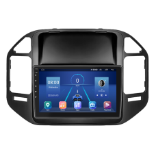 Штатная магнитола Lesko для Mitsubishi Pajero III Рестайлинг 2002-2006 экран 9" 4/32Gb 4G Wi-Fi GPS Top