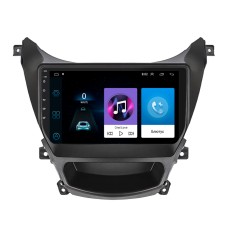 Штатна магнітола Lesko для Hyundai Avante V 2010-2015 екран 9" 1/16Gb Wi-Fi GPS Base