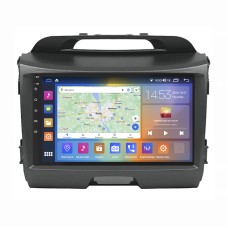 Штатная магнитола Lesko для Kia Sportage III 2010-2014 экран 9" 2/32Gb CarPlay 4G Wi-Fi GPS Prime