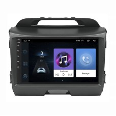 Штатная магнитола Lesko для Kia Sportage III Рестайлинг 2014-2016 экран 9" 1/16Gb Wi-Fi GPS Base