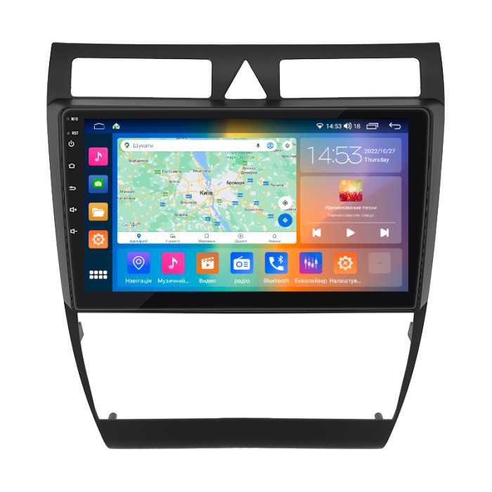 Штатная магнитола Lesko для Audi RS 6 I (C5) 2002-2006 экран 9" 4/64Gb CarPlay 4G Wi-Fi GPS Prime-Lesko