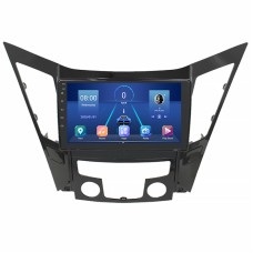 Штатна магнітола Lesko для Hyundai Sonata VI (YF) 2009-2014 екран 9" 6/128Gb 4G Wi-Fi GPS Top