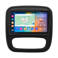 Штатна магнітола Lesko для Opel Vivaro B 2014-2018 екран 9" 4/64Gb CarPlay 4G Wi-Fi GPS Prime