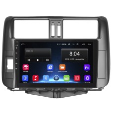 Штатная магнитола Lesko для Toyota Land Cruiser Prado 150 Series 2009-2013 экран 9" 2/32Gb Wi-Fi GPS Base