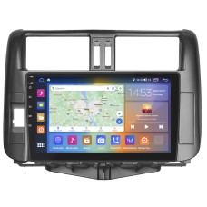 Штатная магнитола Lesko для Toyota Land Cruiser Prado 150 Series 2009-2013 экран 9" 4/64Gb CarPlay 4G Wi-Fi GPS Prime