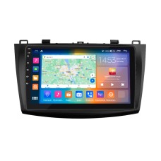Штатная магнитола Lesko для Mazda 3 II (BL) 2008-2011 экран 9" 4/64Gb CarPlay 4G Wi-Fi GPS Prime