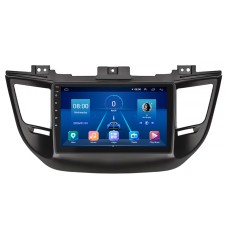 Штатна магнітола Lesko для Hyundai Tucson III 2015-2018 екран 9" 2/32Gb Wi-Fi GPS Base