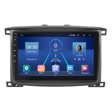 Штатная магнитола Lesko для Toyota Land Cruiser 100 Series Рестайлинг 2 2005-2007 экран 10" 4/32Gb 4G Wi-Fi GPS Top